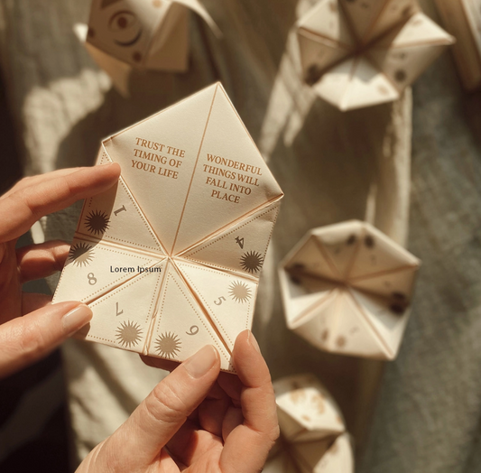 FORTUNE TELLER - IMPRESSION À FAIRE SOI-MÊME - COOTIE CATCHER - JEU ORACLE