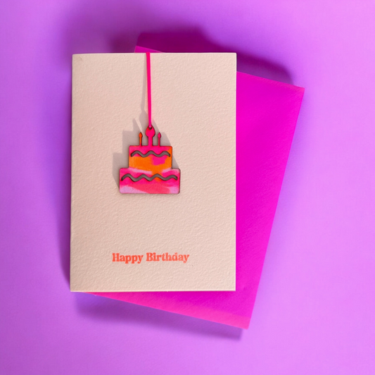 Carte Gâteau Joyeux Anniversaire*